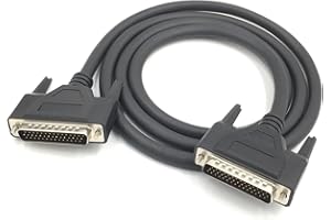 Pidwaok HDB44 Data Cable, 3-Row 44-Pin DB44 Serial Port Connection Cable for Industrial Equipment & Medical Devices (Male to 