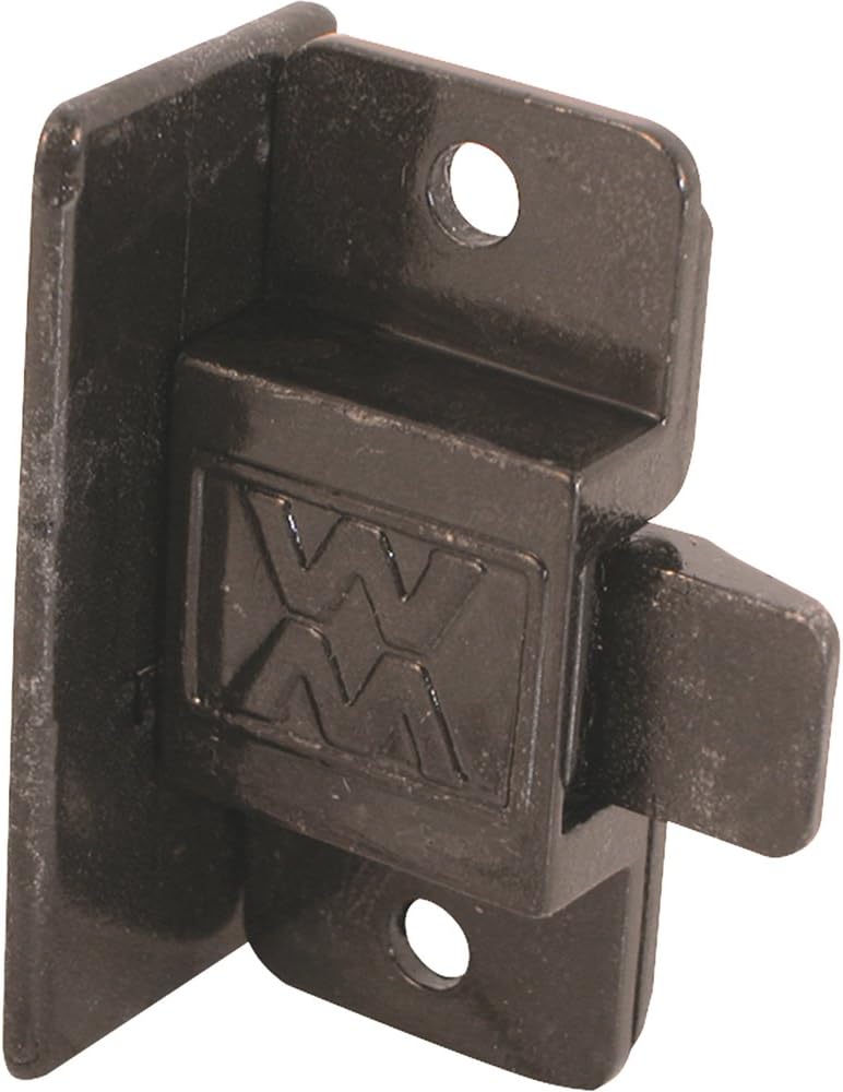 SlideCo 171759 Sliding Window Latch and Pull, Black Diecast, Window