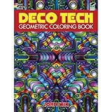 Deco Tech: Geometric Coloring Book