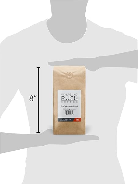 WOLFGANG PUCK COFFEE, CHEF’S RESERVE DECAF, GROUND, 1 LB. BAG (PACK OF 1)