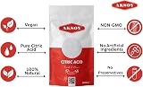 AKSOY Citric Acid Food Grade 2KG Non-GMO Anhydrous Bath Bombs Cleaning view 7