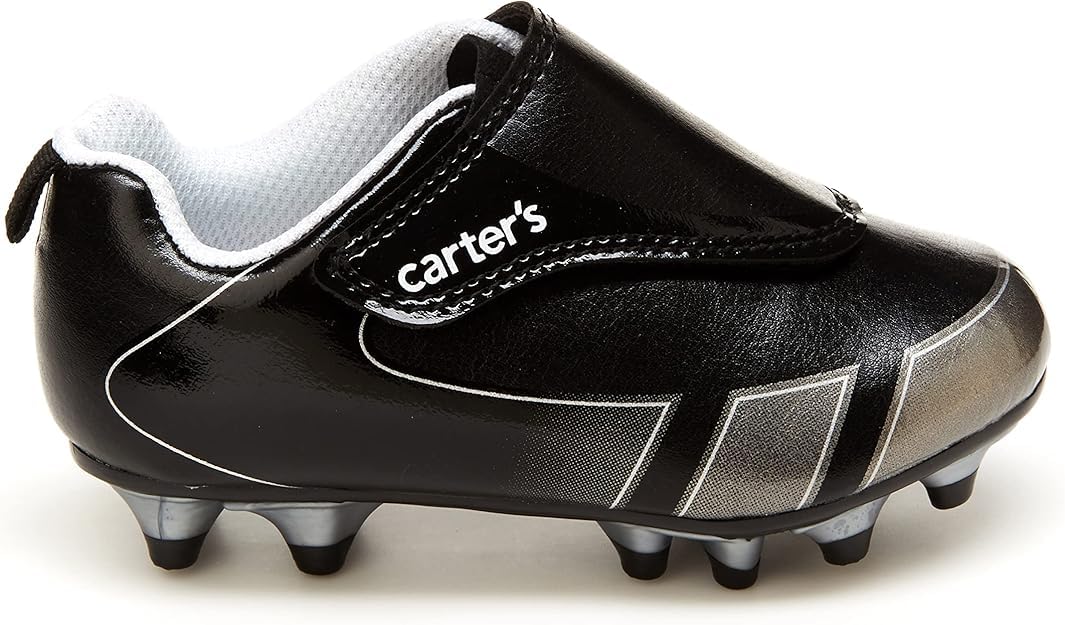 carter's Fica Sport Cleat, Black CF24, 10 US Unisex Little Kid Image carter's Fica Sport Cleat, Black CF24, 10 US Unisex Little Kid Image