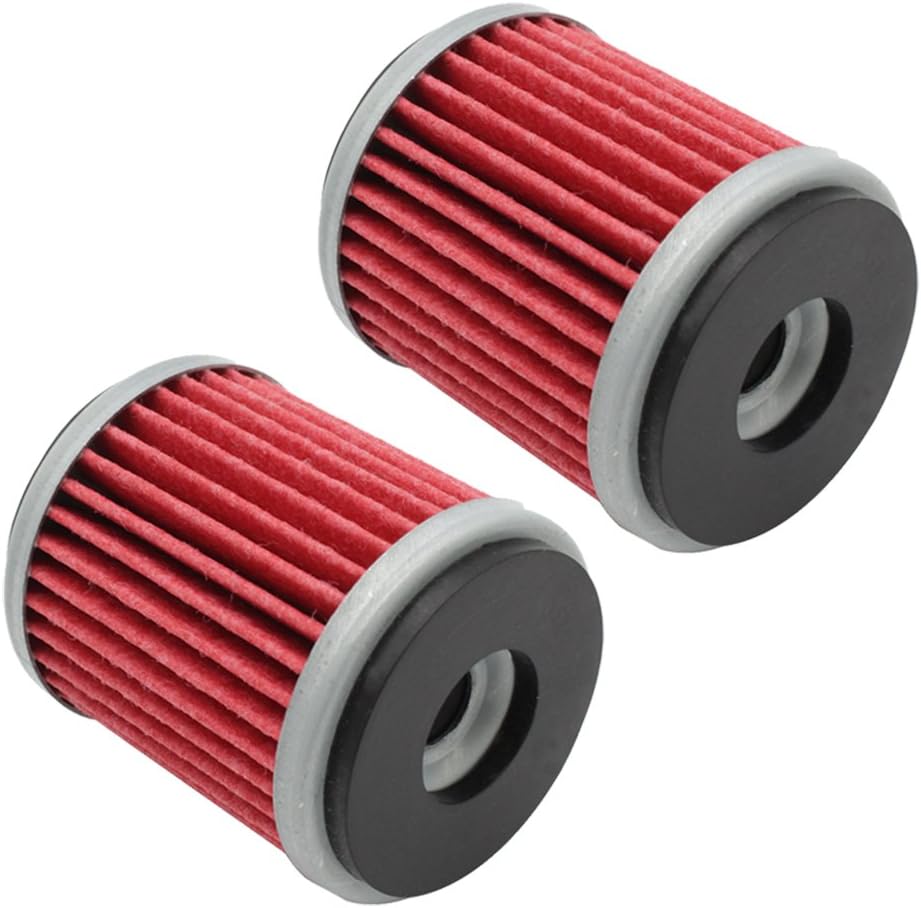 Cyleto Oil Filter for YAMAHA YZ450F YZ 450F 2003-2016 / YZ450FX YZ450 FX 2016 / YZF450 R YZF 450R YZF 450 R SE 2015 (Pack of 2)
