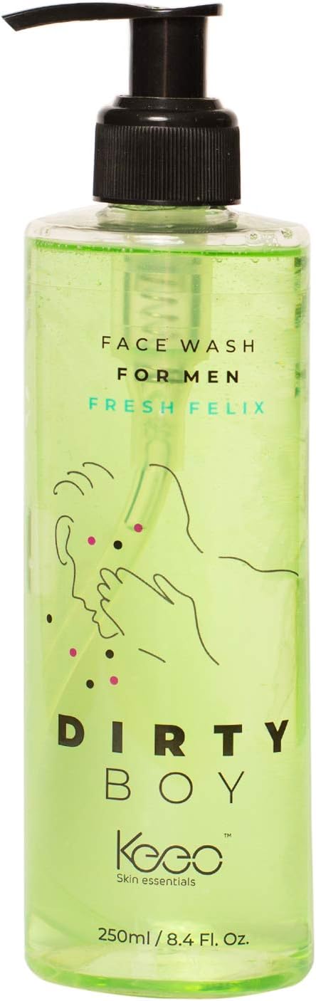 Keeo Dirty Boy Fresh Felix Paraben and SLS-free Face Wash for All Skin Types (250 ml)