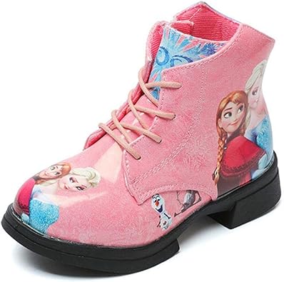 Amazon Yuy キーズシューズ 女の子 ブーツ プリンセス おしゃれ ショットブーツ サイドジップ付き カジュアル 滑り止め 3色 16cm 22cm シューズ バッグ
