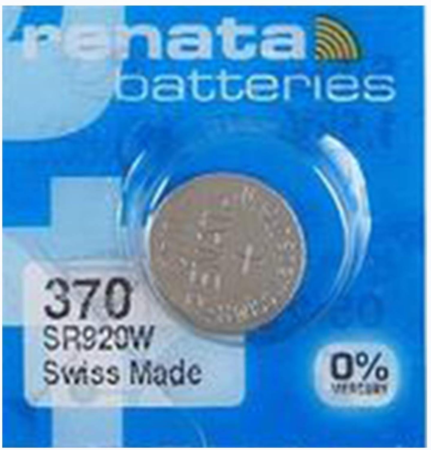 370 Renata Watch Batteries 5Pcs Amazon.ca Watches