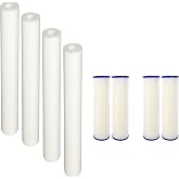 CFS Whole House Pre and Post Filter Sets for EQ-304-20 EQ-PFC.35-4 Sets | 4 complete sets: 4 coarse pre-filters plus 4 sub-micron post-filters, 8 cartridges in all. Replaces EQ-304-20 and EQ-PFC.35.