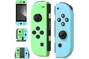 Pogriko Wireless Controller for Nintendo Switch Controller, Switch Controller with Double Vibration/Wake-Up/Screenshot/Motion Control