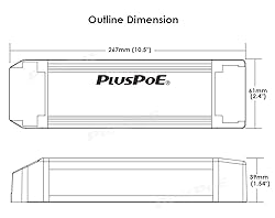 PLUSPOE 24V 120W Dimmable Led Driver, 110V AC to