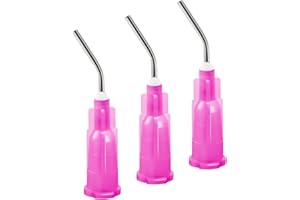 OMNIA ONE CORPORATION 100 PCs Dental Grade Pre Bent Flow Dispensing Etch Tips by Omnia ONE | Precision Application, Flexible Design – Ideal for Etching, Bonding, and Dental Restorations