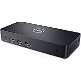 Dell USB 3.0 Ultra HD/4K Triple Display Docking Station (D3100), Black