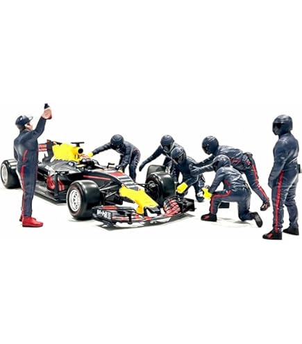 Amazon.com: American Diorama F1 Pit Crew Figures (Set III) for 1