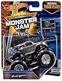Hot Wheels Monster Jam chrome Mohawk Warrior includes team flag 2/7