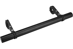 Himiway Bike Handlebar Extender,Aluminum Alloy Double Handlebar Extension,for Bike Mounts,Extender Bars, Headlights,Light Lamp,Phone Mount,for 31.8mm/25.4mm Caliber(A-30CM)