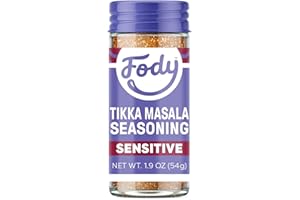 Fody Foods Tikka Masala Seasoning, 1.9 Oz, Garlic and Onion Free, Low FODMAP Certified, Gut & IBS Friendly, Vegan, Non-GMO, G