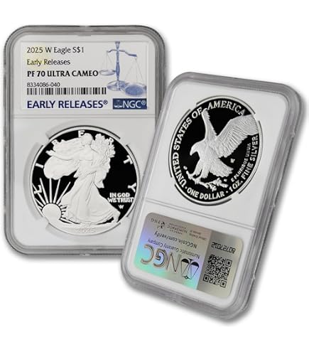 2022 W 1 oz Proof American Silver Eagle PF-70 Ultra Cameo (First
