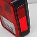 AKKON - For 07-18 Jeep Wrangler Red Clear Rear Tail Light Brake Lamp Brake Light Driver Left Side Replacement