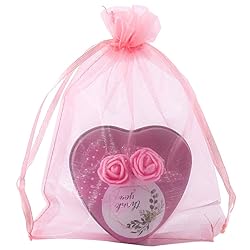 HRX Package Organza Bags Blush Pink 5x7 inch