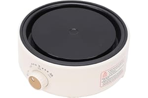 GOWENIC Portable Electric Cooktop Single, Electric Stove Mini Teapot Heater StoveGlass Tea Maker Hot Plates Burner Countertop