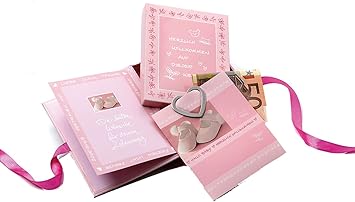 Goldbuch 85916 - Caja de sorpresas de regalo por bebé recién nacido color rosa [Importado de Alemania]: Amazon.es: Juguetes y juegos