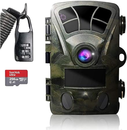 Amazon Co Jp 21最新型 業界最高4k 高画質 256gb Microsdカード付属 防犯カメラ トレイルカメラ 業界最高4k 高画質 最長18ヶ月待機 屋外 防水 防塵 Ip66対応 2160p 1080p対応 赤外線led 監視カメラ 動体検知 人感センサー 夜間対応 電池式 自動上書き録画 Dvr Z3