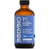 BodyBio PC - Phosphatidylcholine for Brain Health, Mental Clarity, Cognitive Function, Cellular Repair & Healthy Aging, Phospholipid Complex Supplement for Gentle Daily Detox