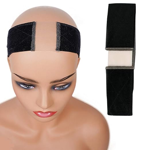 Non Slip Wig Grip Headband for Women, Adjustable Velvet