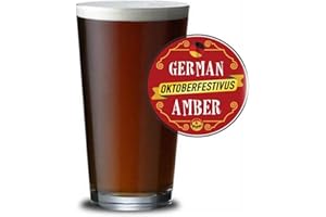 MR. BEER Mr Beer German Oktoberfestivus Amber Ale, Extract Beer Recipe Kit, Makes 5 Gallons, Home Brew Beer Making Ingredients, Amber Ale