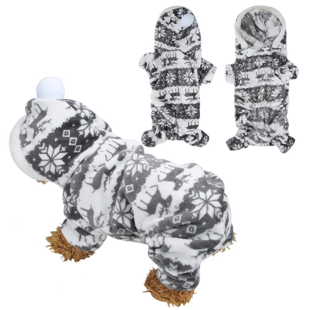 GOTOTOP Dog Clothes Hoodies Soft Plush Puppy Clothing Outfit Autumn Winter(S, M, L, XL, XXL)(L)