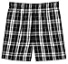 Mens Soft & Cozy Plaid Flannel Pajama Boxer Shorts . Young Mens Sizes: XS-4XL