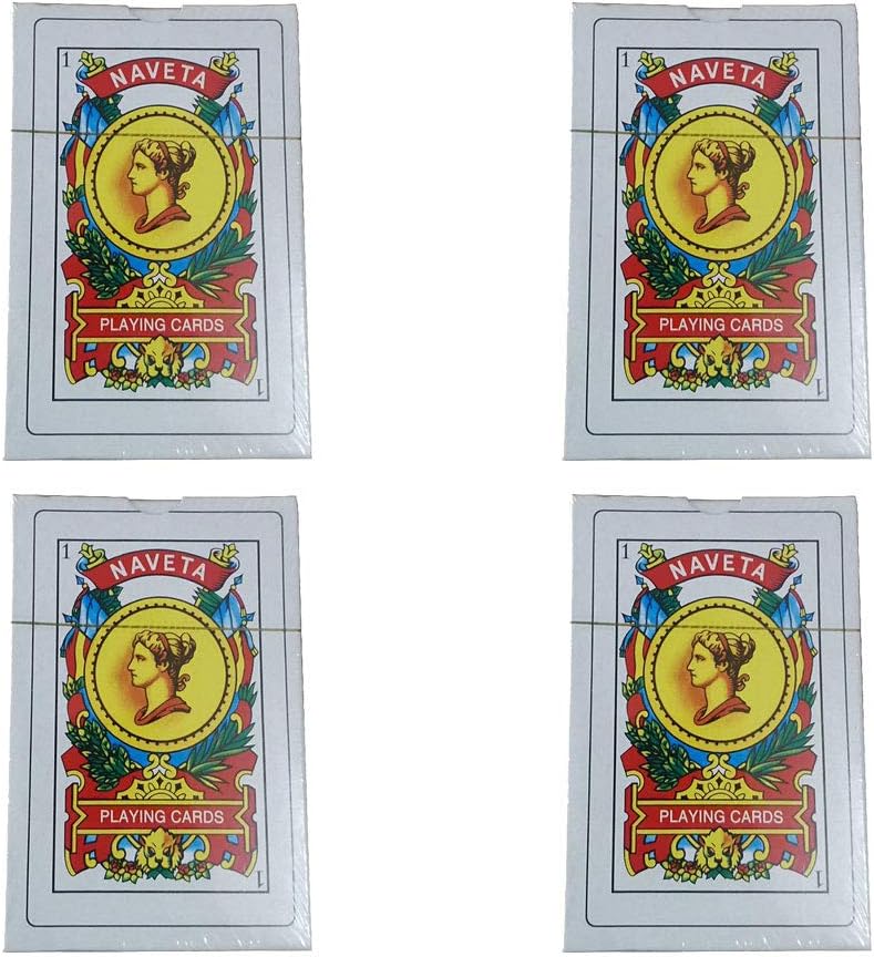 Naveta Spanish Playing Cards Traditional Latin Tarot Baraja Espanola 4 Decks Amazon Ca Sports Outdoors