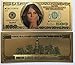 $500 First Lady Melania Trump 24kt Gold Plated Commemorative Bank Note Collectors Item | Donald Trump Coin Collection | MAGA
