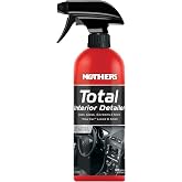 Mothers Total Interior Car Cleaner, Protectant &amp; Detailer, 24 oz. (05434) | leans &amp; Protects Dash, Glass, Screens, Ammonia-Free Formula Removes Dirt, Oily Film &amp; Fingerprints, No Streaks or Residue