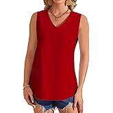 AXUIOKRY Womens Cotton Linen Tank Tops Sleeveless Camisole Blouses Summer Basic Shirt