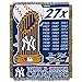 The Northwest Company MLB New York Yankees Woven Tapestry Throw Blanket, 48