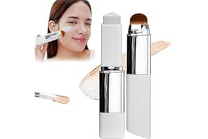 Chartming Color Changing Foundation Stick, Upgrade 2 in 1 Cover Cream Stick, Portable Makeup Color Changing Concealers for Al