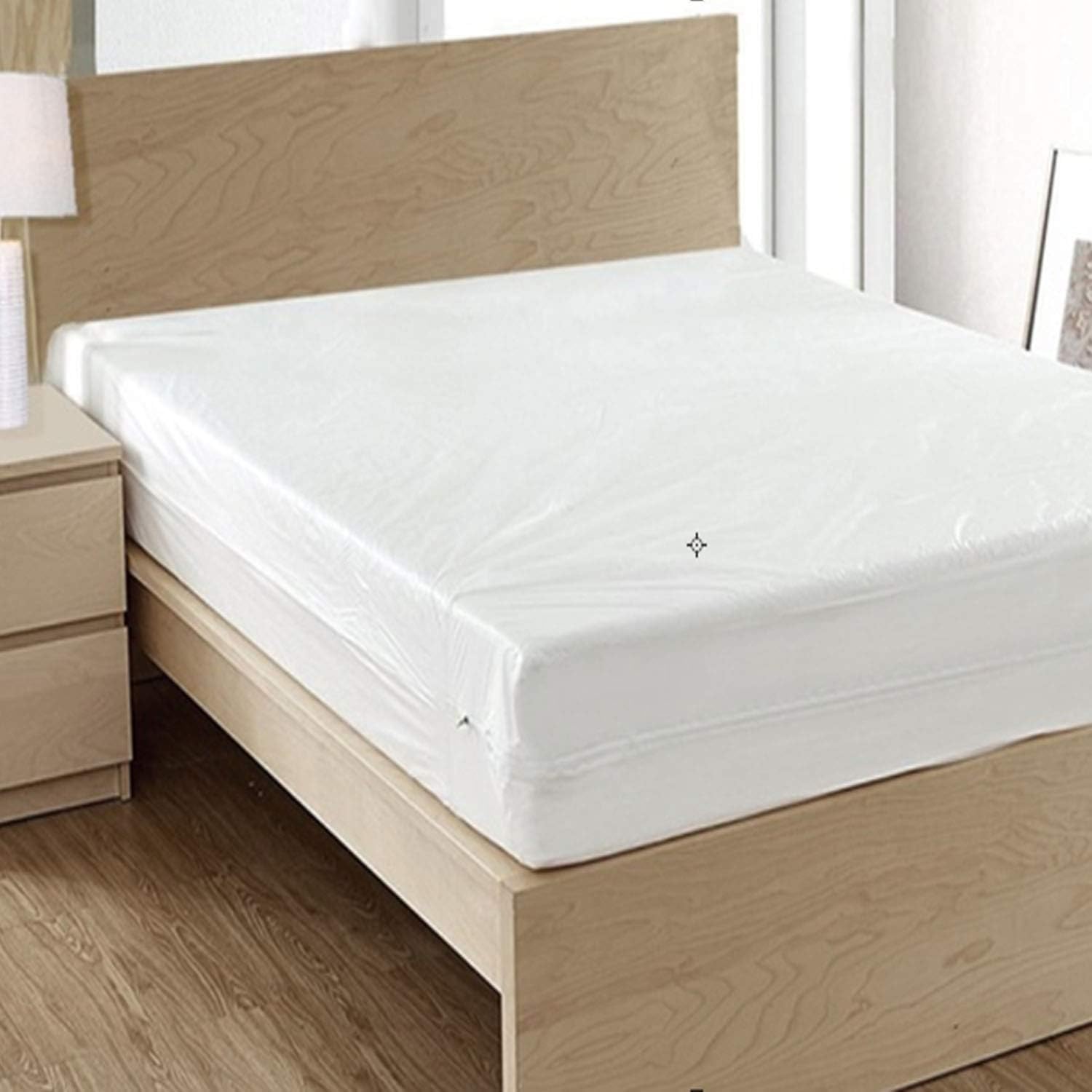 Heavy Duty Vinyl Mattress Protector Waterproof Shop Bedding Royal Mystique Vinyl Zippered