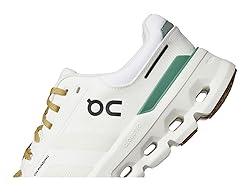 On Men's Cloudrunner 2 Sneaker, White/Green, 12.5