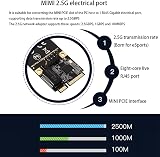 Durratou 2.5G Gigabit Mini PCIe Ethernet Network Card Desktop RJ45 LAN Adapter view 5