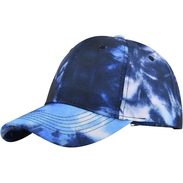 Ladies Purple tie dye vintage baseball hat Taiwan Fluorescent Purple Dynamic Tie-Dye Vintage Five-Panel  main image 2