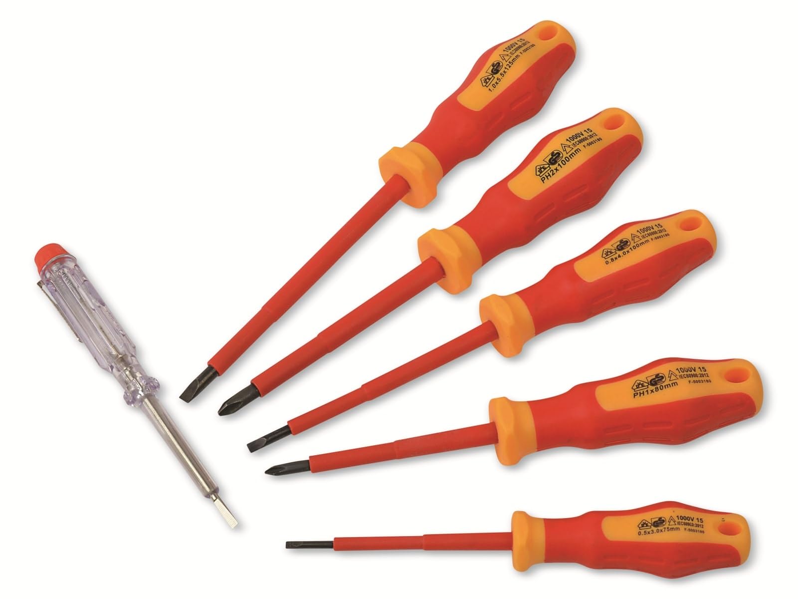 Brüder Mannesmann Werkzeuge Mannesmann 6-Piece Screwdriver Set
