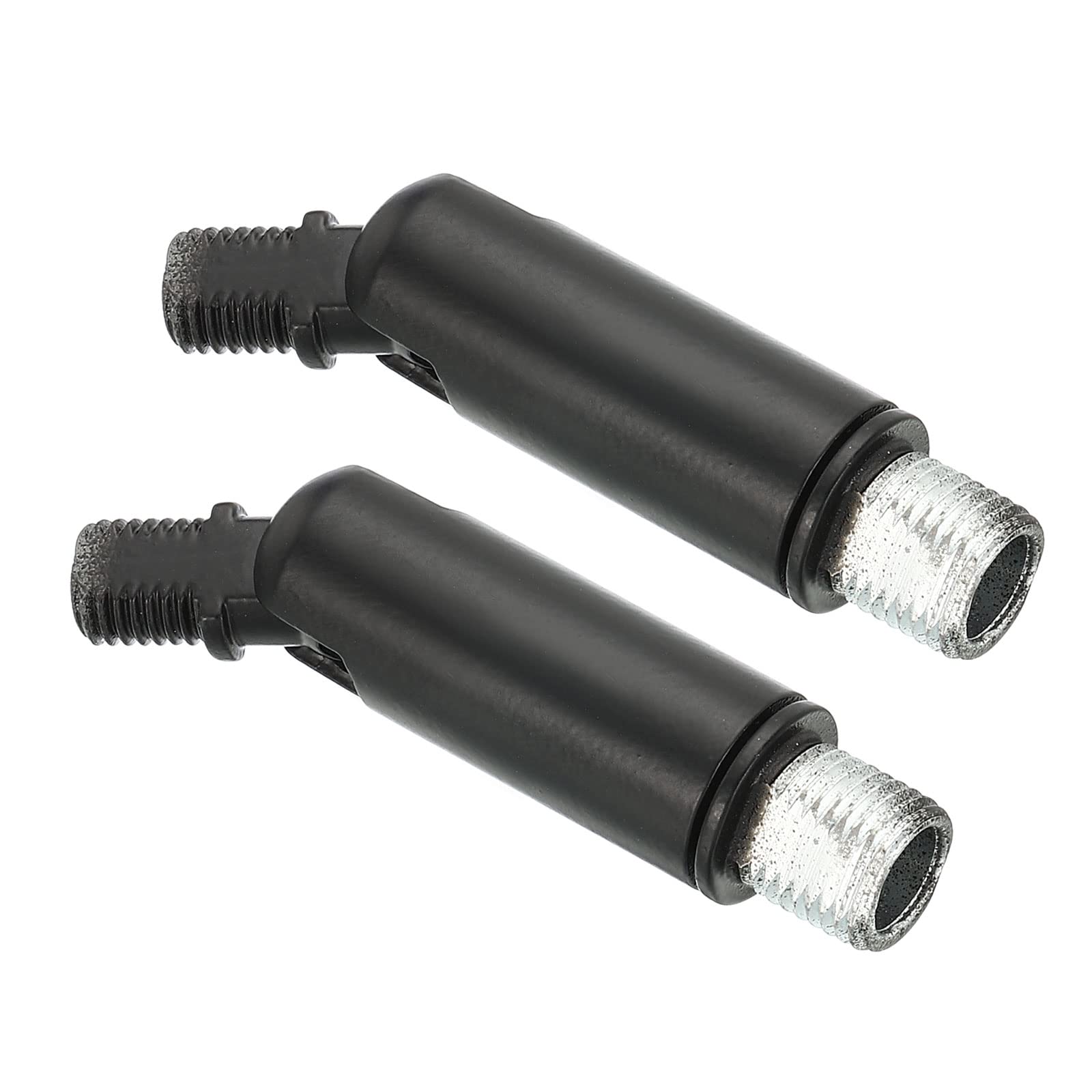Photo 1 of PATIKIL Sloped Ceiling Light Adapter, 2 Pack 180/350 Degree M10 M8 Thread Chandeliers Ceiling Pendant Lighting Adapter for Angle or Irregular Ceiling, Black