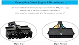 ZLKSKER 24 Pin to 14 Pin Power Supply Cable 12-Inch 18AWG ATX PSU Adapter Cord view 5