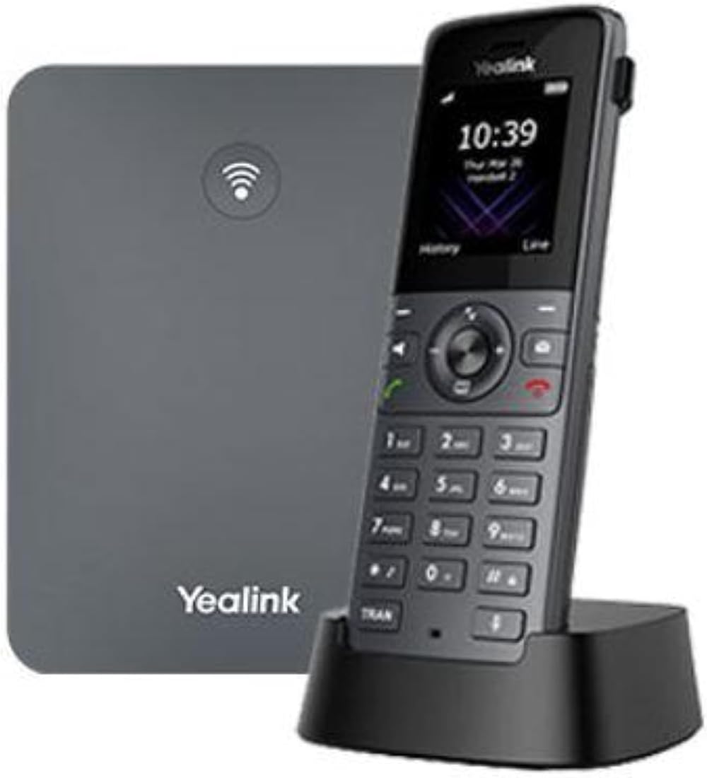 Yealink W73P Cordless DECT IP Phone System Bundle 1.8 Inch Colour Display