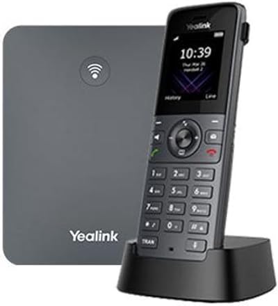 Yealink W73P Cordless DECT IP Phone System Bundle 1.8 Inch Colour Display