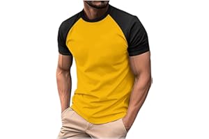 Xiaojmake Mens Baseball T-Shirts Short Raglan Sleeve Crew Neck Jersey Shirt Lightweight Gym Workout Shirt Athletic Muscle Top