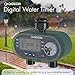 Gideon Electronic Dual-Valve Hose Irrigation Water Timer Sprinkler System – Simple Hose Connection with Easy to Use Digital System