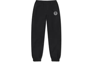 JOE BOXER Girls Joggers, Comfy French Terry Sweatpants for Girls 6-14, Kids Joggers Girls, Lounge Sweat Pants