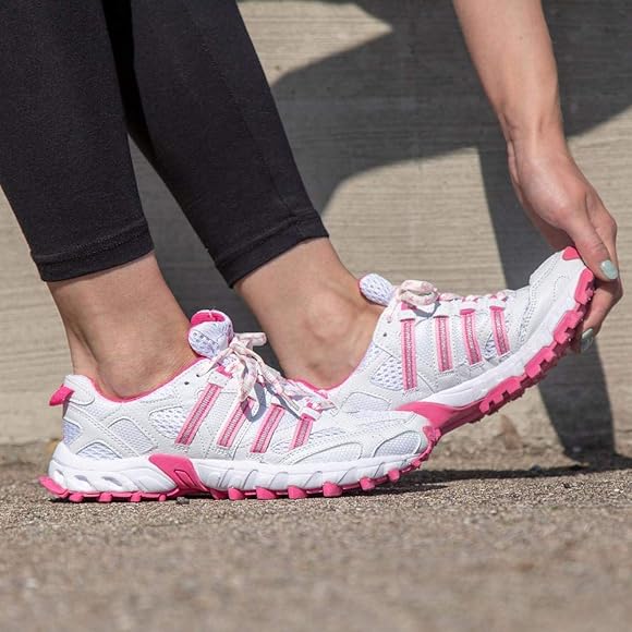 pink ribbon trainers