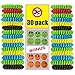 Baby Mosquito Repellent Bracelet, Natural Waterproof Deet Mosquito Repellent Bracelets bands Insect Protection up to 300 Hours, No Deet, Pest Control for Kids Adults,Pack of 30 Random Color